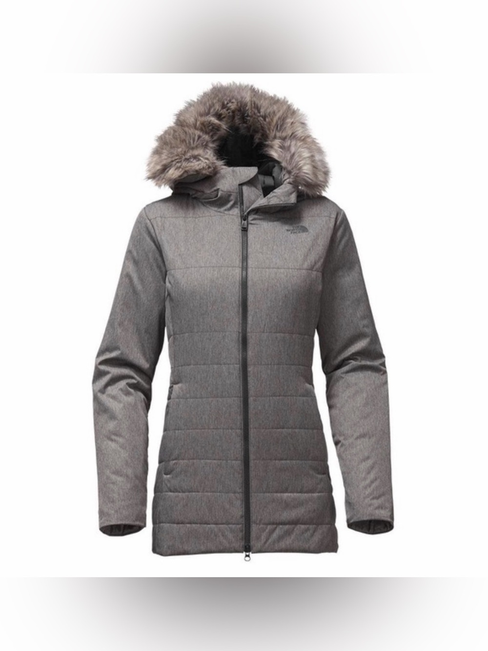 The North Face Harway Insulated Parka Heather Gray Size Medium